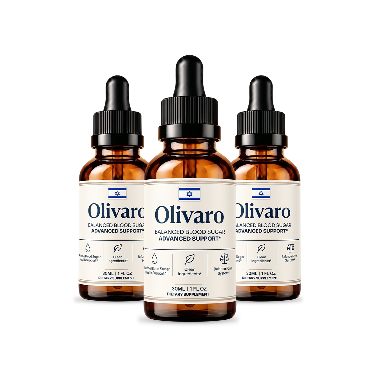 Olivaro natural blood sugar support supplement bottle